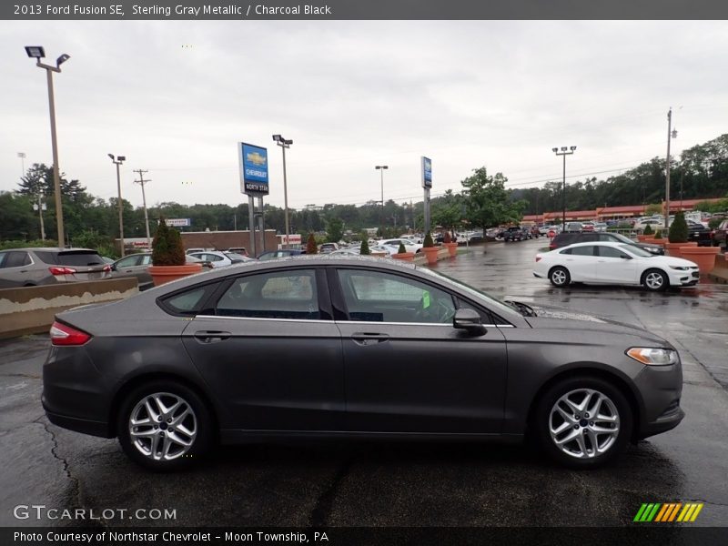 Sterling Gray Metallic / Charcoal Black 2013 Ford Fusion SE