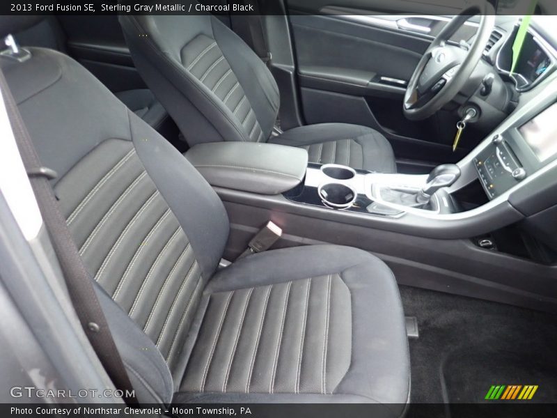 Sterling Gray Metallic / Charcoal Black 2013 Ford Fusion SE