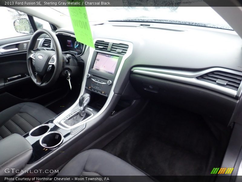Sterling Gray Metallic / Charcoal Black 2013 Ford Fusion SE