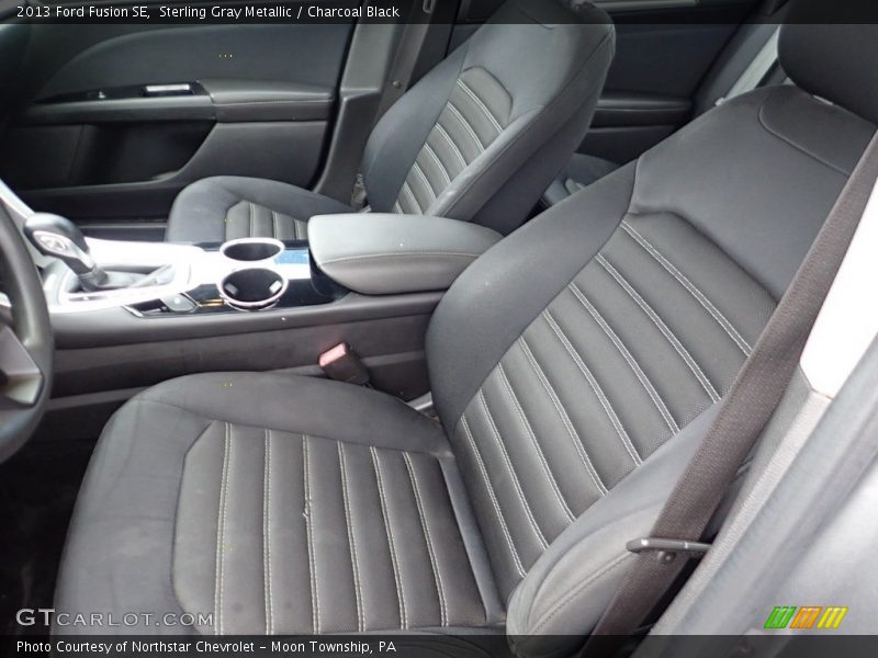 Sterling Gray Metallic / Charcoal Black 2013 Ford Fusion SE