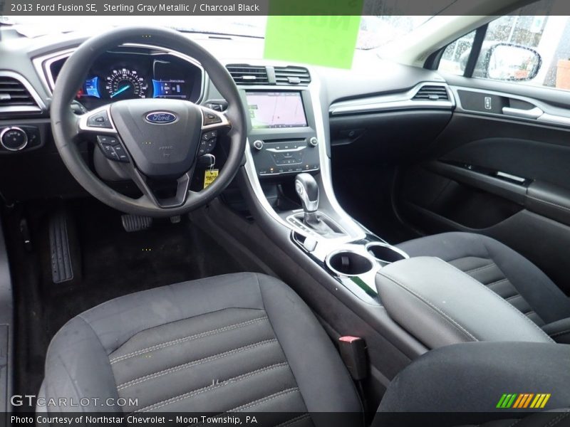 Sterling Gray Metallic / Charcoal Black 2013 Ford Fusion SE