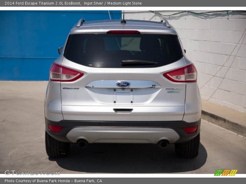 Ingot Silver / Medium Light Stone 2014 Ford Escape Titanium 2.0L EcoBoost