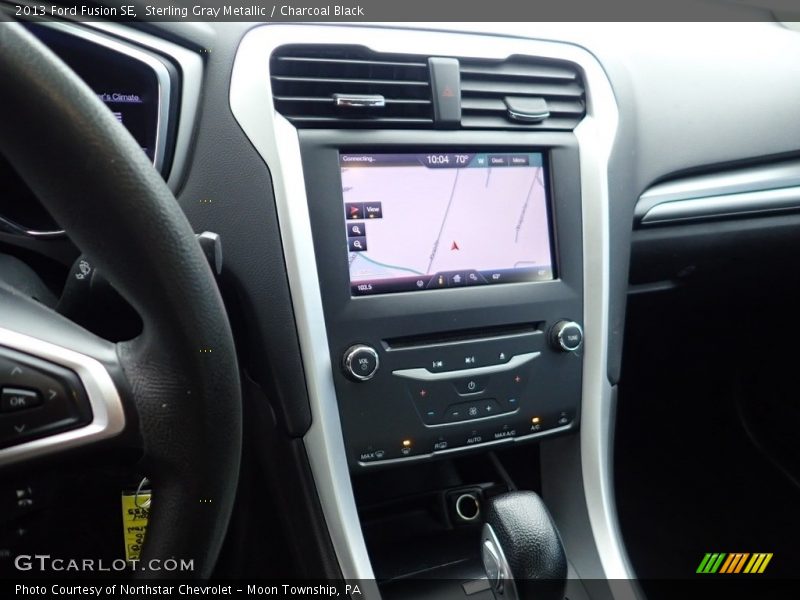 Sterling Gray Metallic / Charcoal Black 2013 Ford Fusion SE
