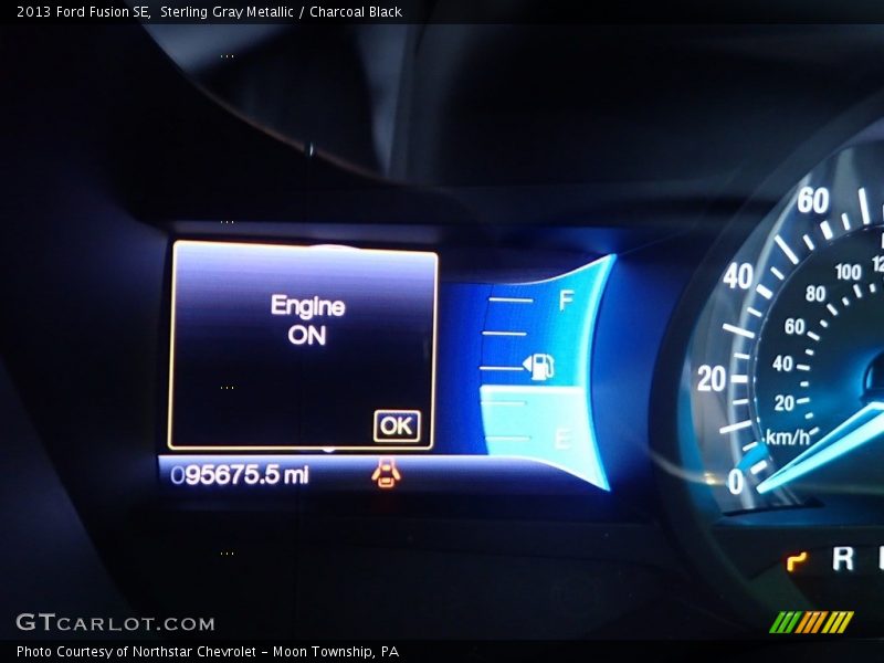 Sterling Gray Metallic / Charcoal Black 2013 Ford Fusion SE