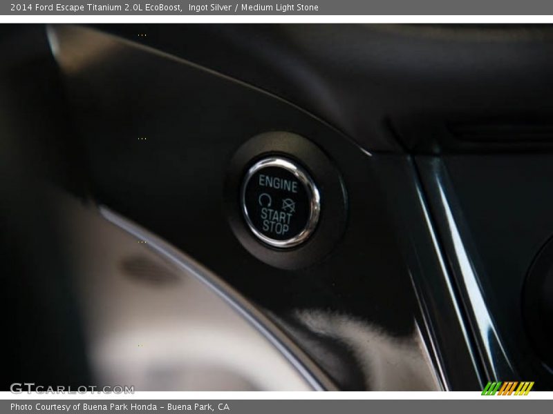 Ingot Silver / Medium Light Stone 2014 Ford Escape Titanium 2.0L EcoBoost