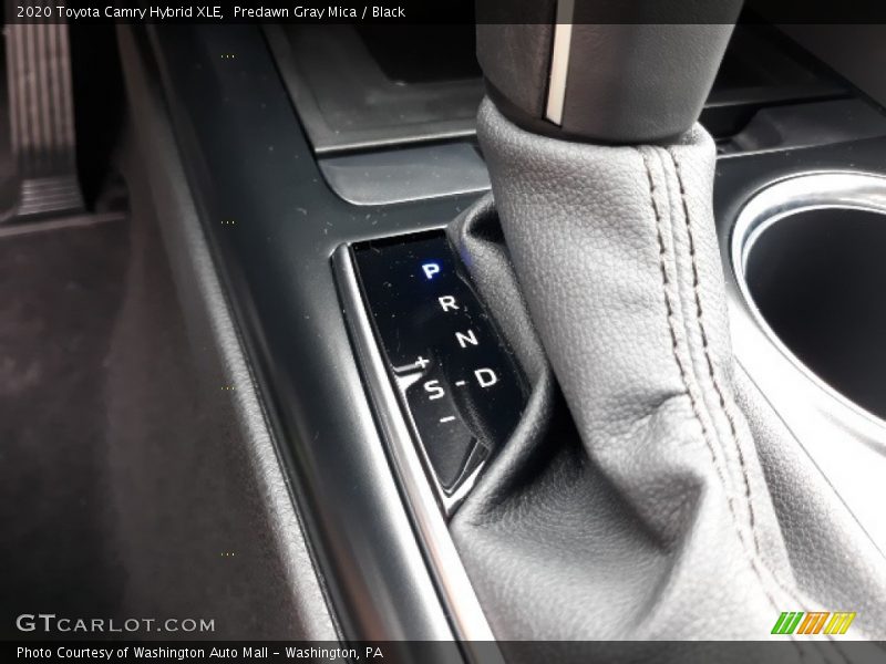 Predawn Gray Mica / Black 2020 Toyota Camry Hybrid XLE