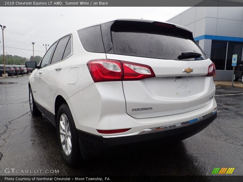 Summit White / Jet Black 2018 Chevrolet Equinox LT AWD