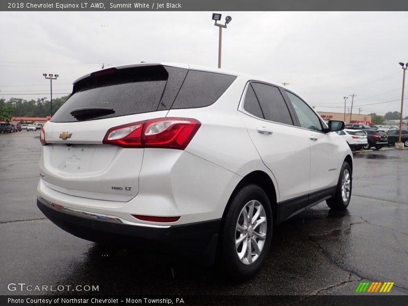 Summit White / Jet Black 2018 Chevrolet Equinox LT AWD