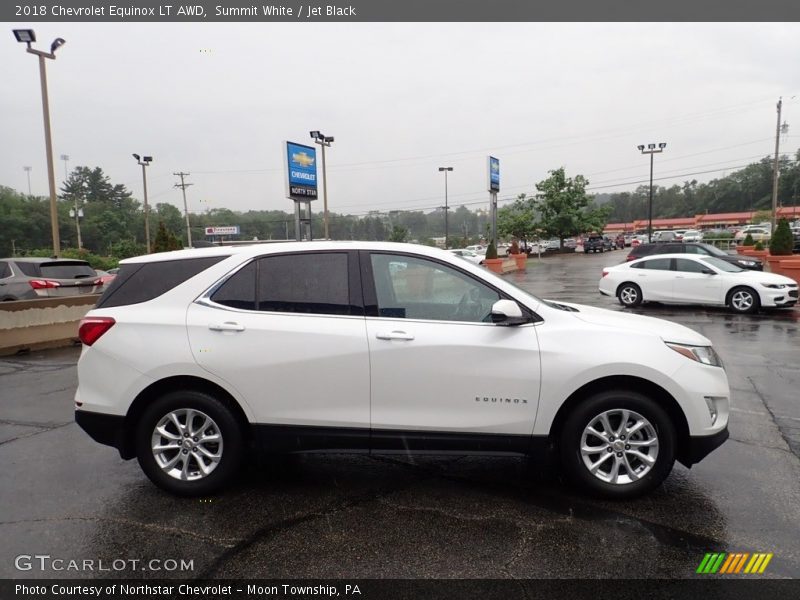 Summit White / Jet Black 2018 Chevrolet Equinox LT AWD