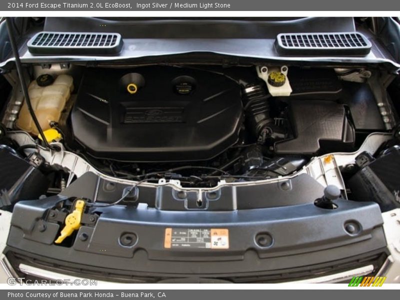 Ingot Silver / Medium Light Stone 2014 Ford Escape Titanium 2.0L EcoBoost