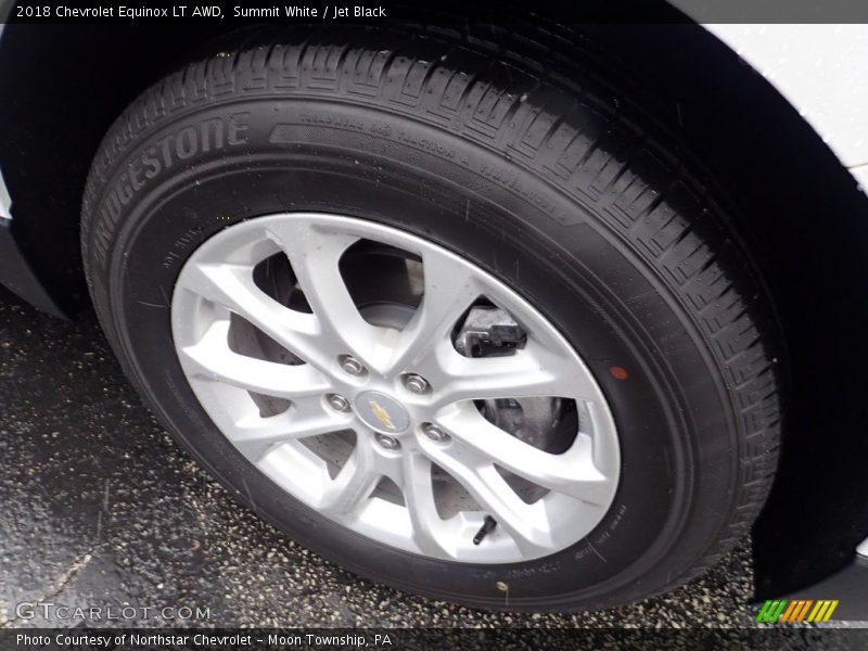 Summit White / Jet Black 2018 Chevrolet Equinox LT AWD