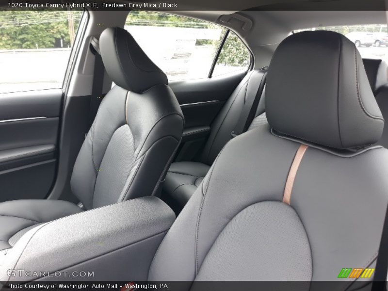 Predawn Gray Mica / Black 2020 Toyota Camry Hybrid XLE