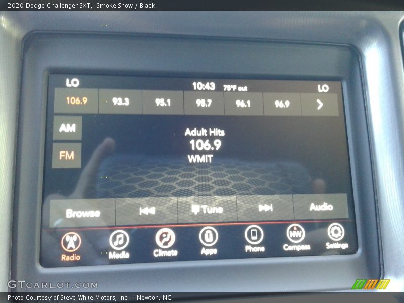 Smoke Show / Black 2020 Dodge Challenger SXT