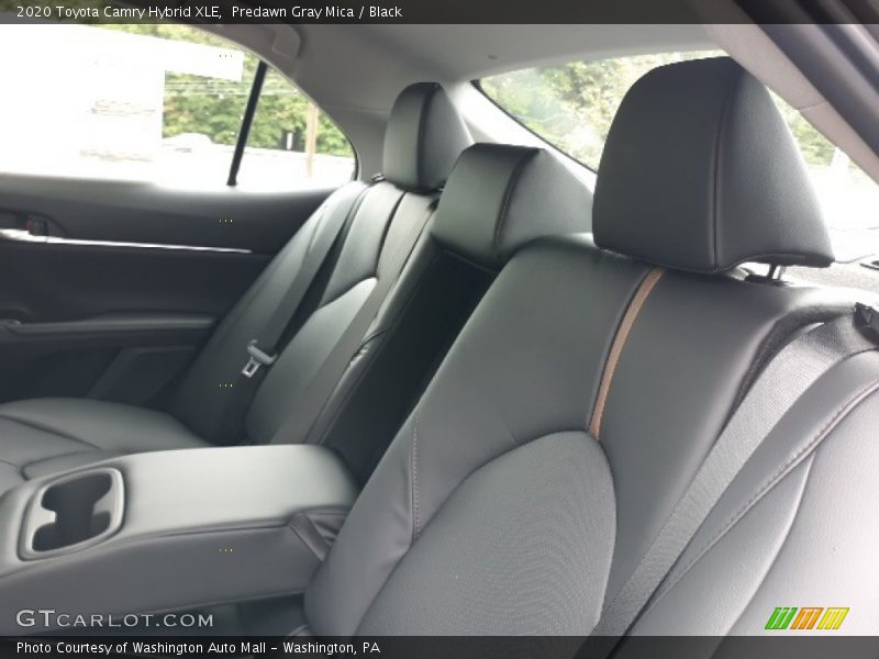 Predawn Gray Mica / Black 2020 Toyota Camry Hybrid XLE