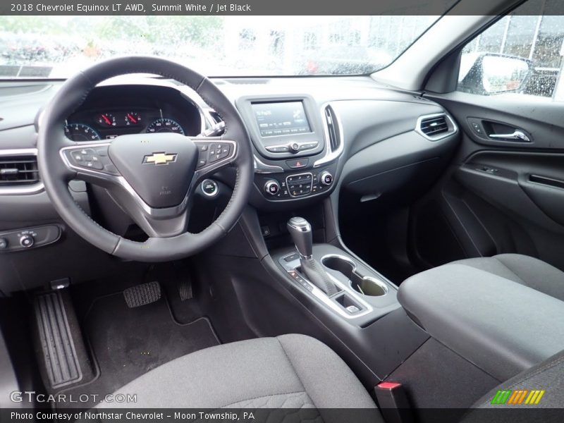 Summit White / Jet Black 2018 Chevrolet Equinox LT AWD
