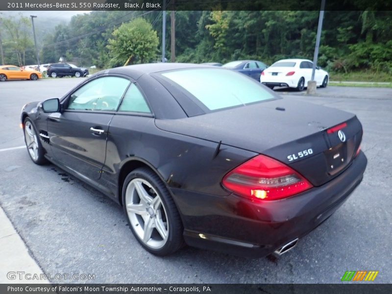 Black / Black 2011 Mercedes-Benz SL 550 Roadster