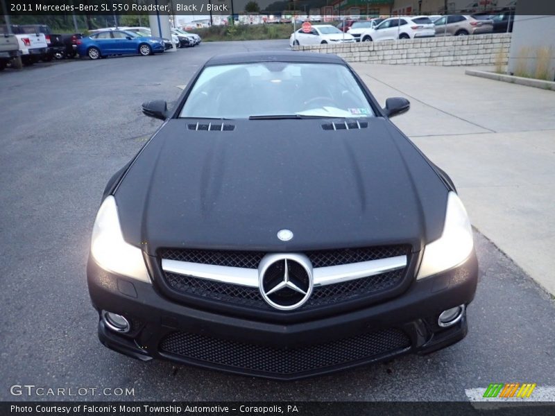 Black / Black 2011 Mercedes-Benz SL 550 Roadster