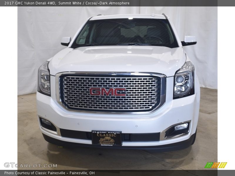 Summit White / Cocoa/­Dark Atmosphere 2017 GMC Yukon Denali 4WD