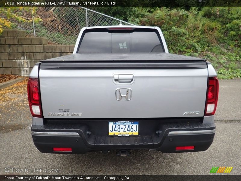 Lunar Silver Metallic / Black 2018 Honda Ridgeline RTL-E AWD