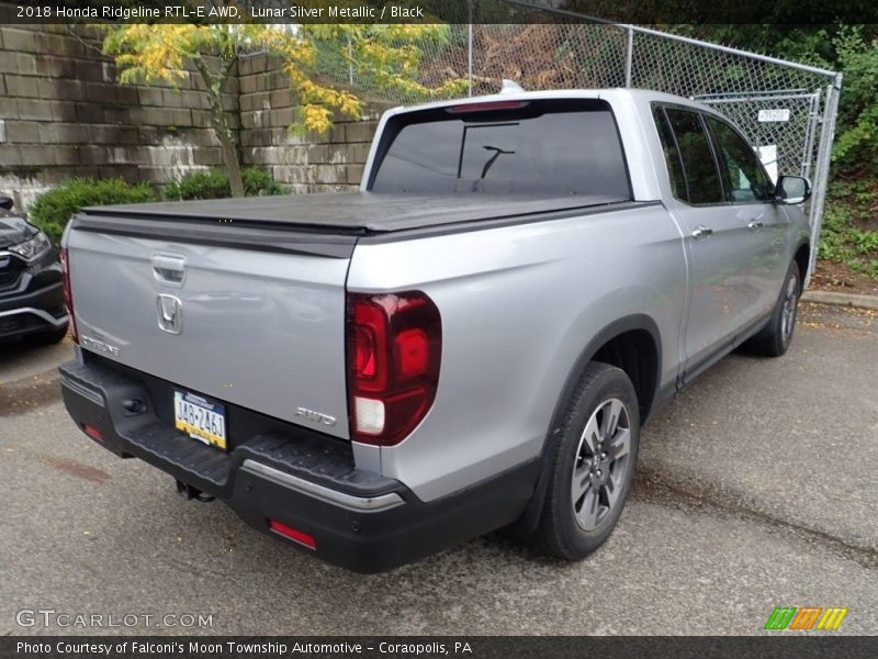Lunar Silver Metallic / Black 2018 Honda Ridgeline RTL-E AWD
