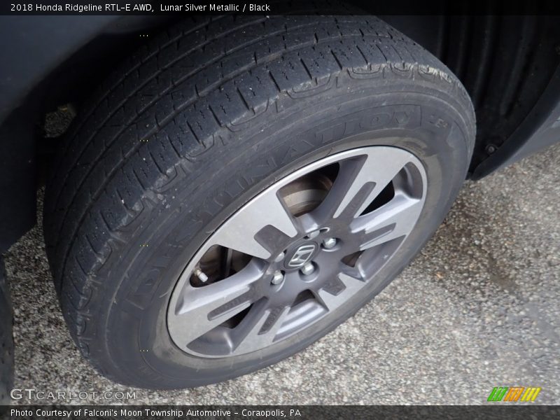 Lunar Silver Metallic / Black 2018 Honda Ridgeline RTL-E AWD