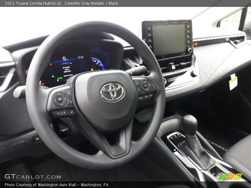 Celestite Gray Metallic / Black 2021 Toyota Corolla Hybrid LE