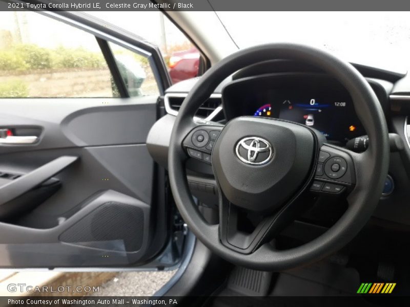 Celestite Gray Metallic / Black 2021 Toyota Corolla Hybrid LE