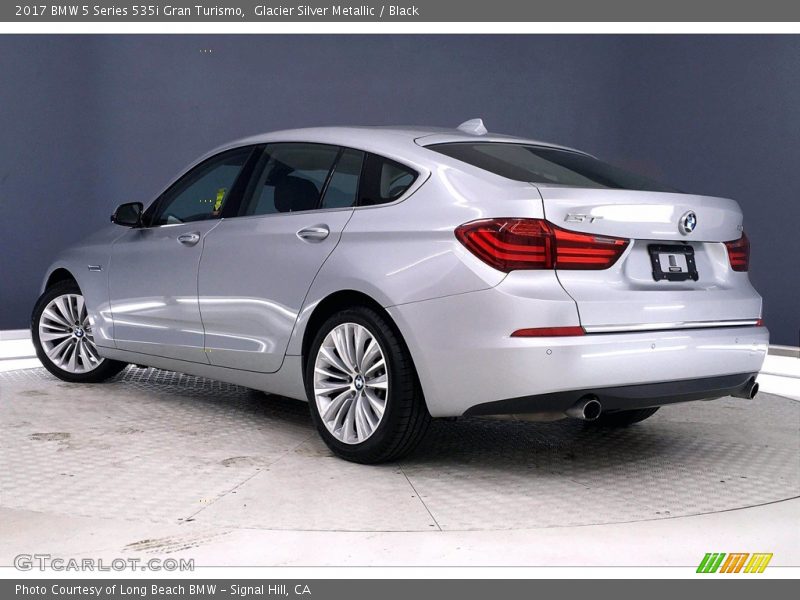 Glacier Silver Metallic / Black 2017 BMW 5 Series 535i Gran Turismo