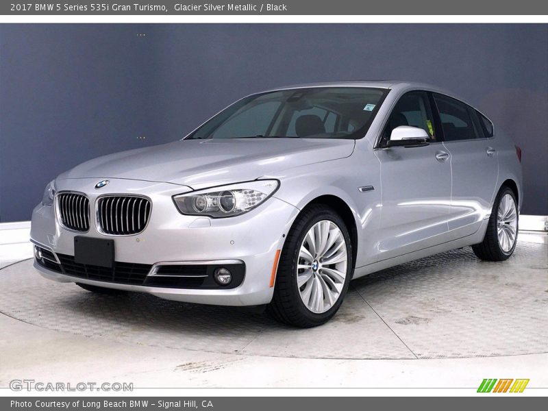 Glacier Silver Metallic / Black 2017 BMW 5 Series 535i Gran Turismo