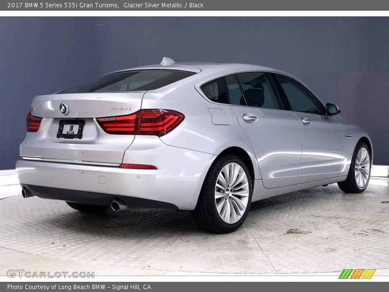 Glacier Silver Metallic / Black 2017 BMW 5 Series 535i Gran Turismo