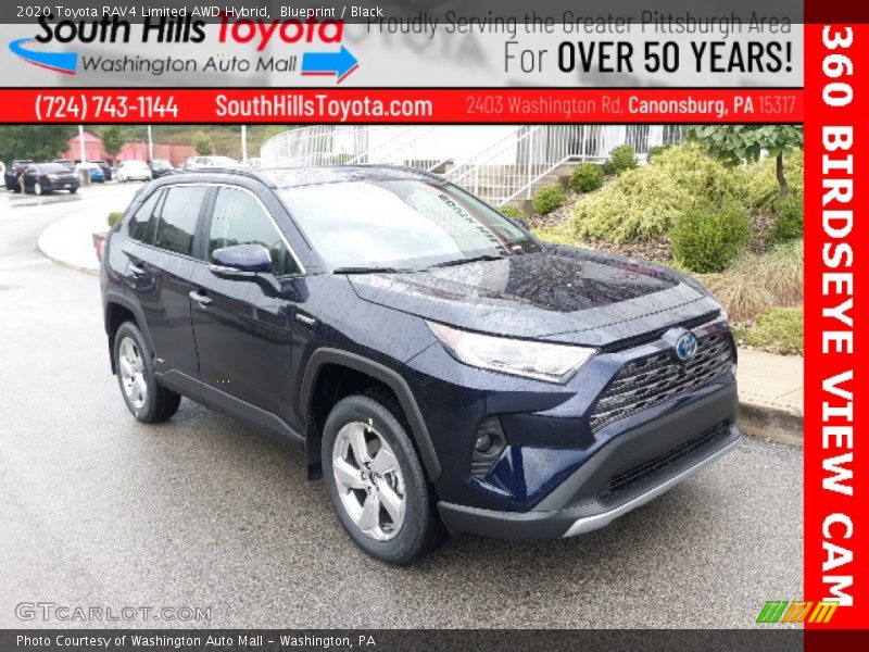 Blueprint / Black 2020 Toyota RAV4 Limited AWD Hybrid