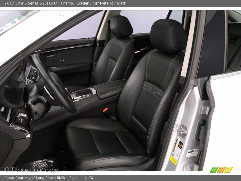 Glacier Silver Metallic / Black 2017 BMW 5 Series 535i Gran Turismo