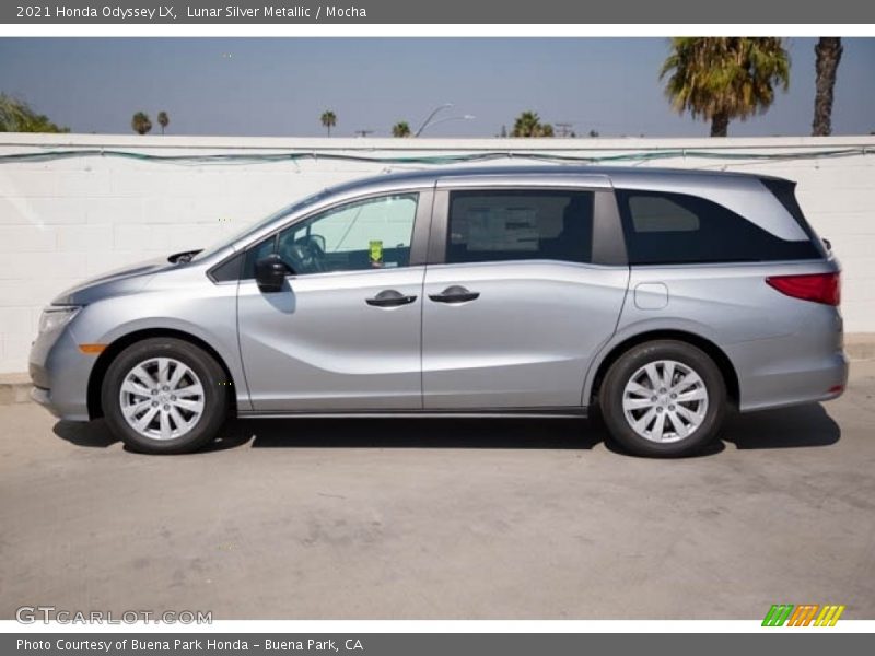 Lunar Silver Metallic / Mocha 2021 Honda Odyssey LX