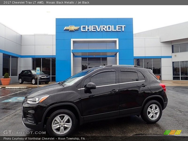 Mosaic Black Metallic / Jet Black 2017 Chevrolet Trax LT AWD