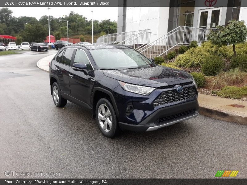 Blueprint / Black 2020 Toyota RAV4 Limited AWD Hybrid