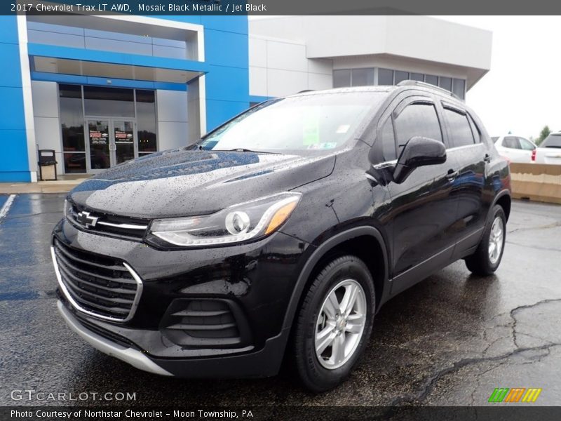 Mosaic Black Metallic / Jet Black 2017 Chevrolet Trax LT AWD