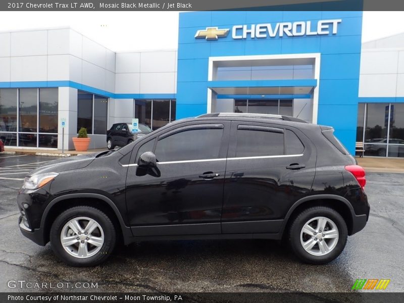 Mosaic Black Metallic / Jet Black 2017 Chevrolet Trax LT AWD