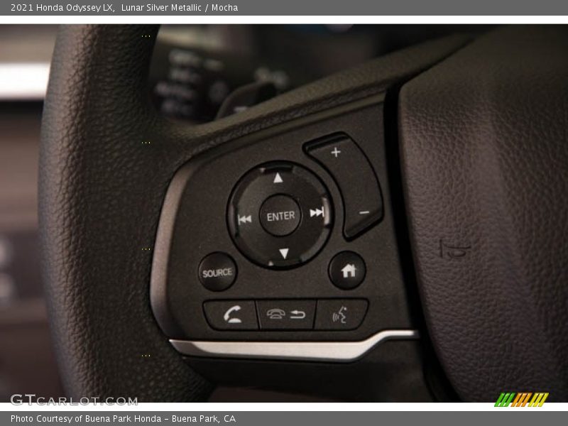Lunar Silver Metallic / Mocha 2021 Honda Odyssey LX