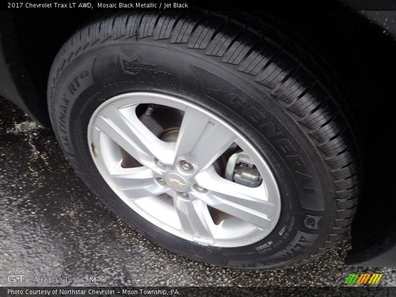 Mosaic Black Metallic / Jet Black 2017 Chevrolet Trax LT AWD