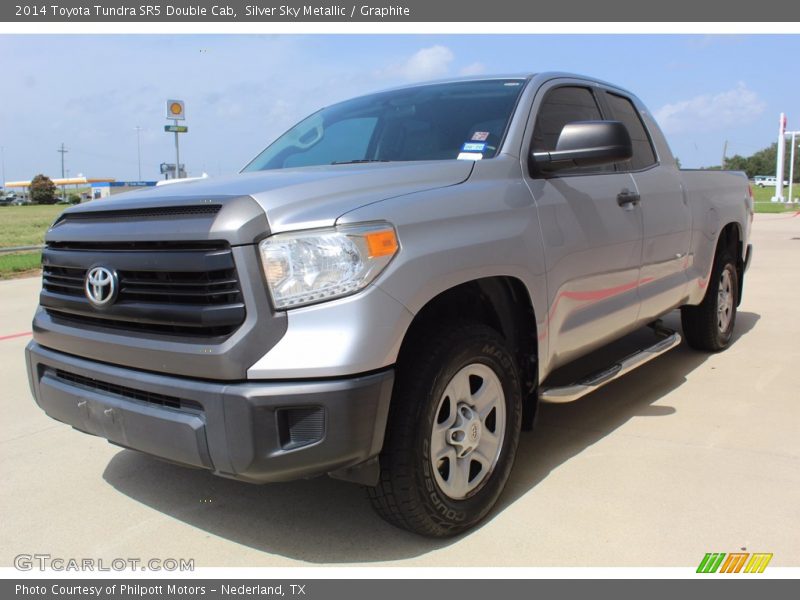 Silver Sky Metallic / Graphite 2014 Toyota Tundra SR5 Double Cab