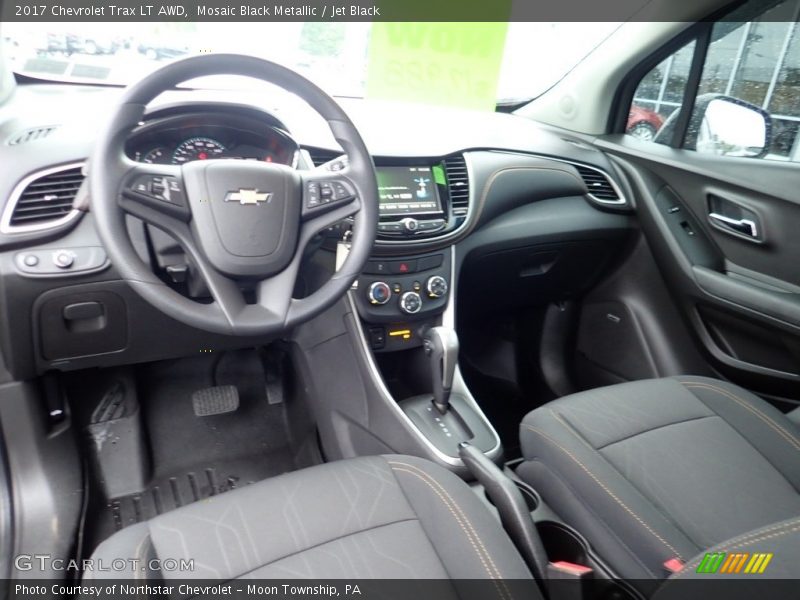 Mosaic Black Metallic / Jet Black 2017 Chevrolet Trax LT AWD