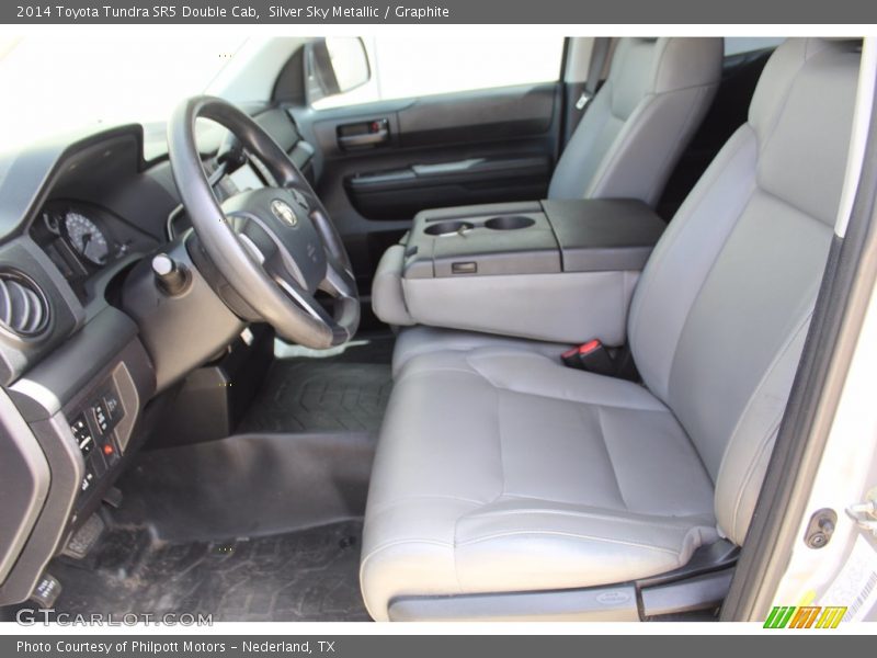 Silver Sky Metallic / Graphite 2014 Toyota Tundra SR5 Double Cab