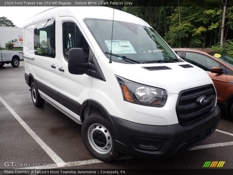 Oxford White / Dark Palazzo Grey 2020 Ford Transit Van 250 MR Regular