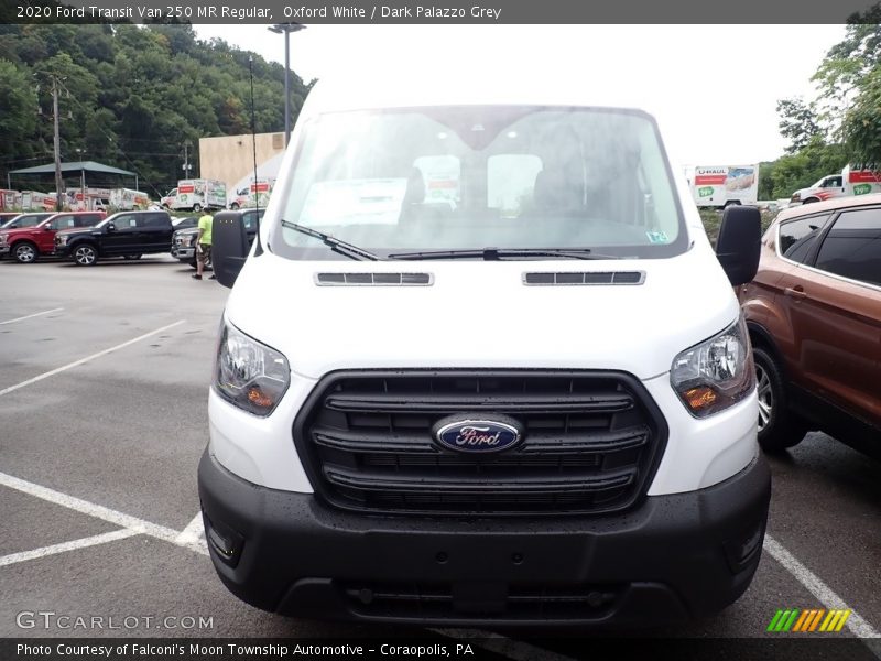 Oxford White / Dark Palazzo Grey 2020 Ford Transit Van 250 MR Regular