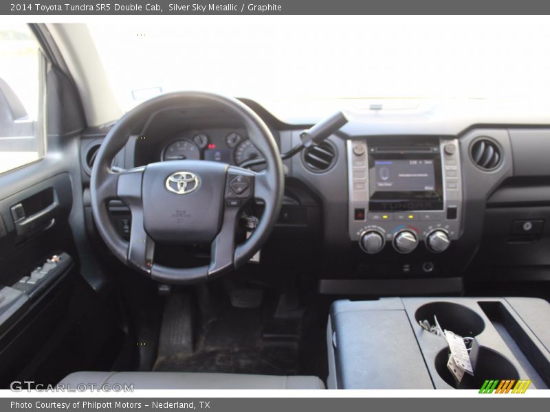 Silver Sky Metallic / Graphite 2014 Toyota Tundra SR5 Double Cab