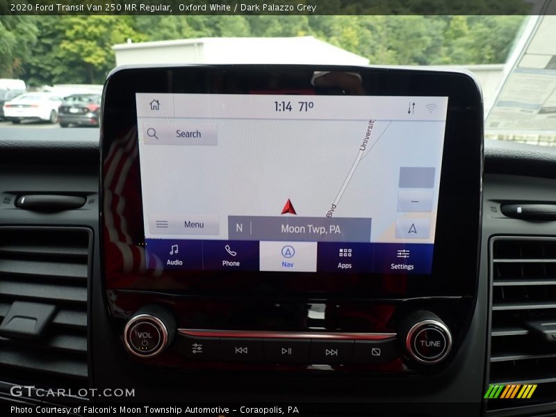 Oxford White / Dark Palazzo Grey 2020 Ford Transit Van 250 MR Regular