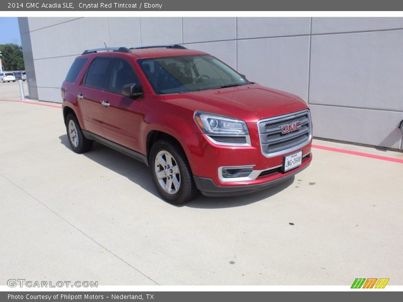 Crystal Red Tintcoat / Ebony 2014 GMC Acadia SLE