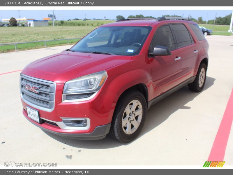 Crystal Red Tintcoat / Ebony 2014 GMC Acadia SLE