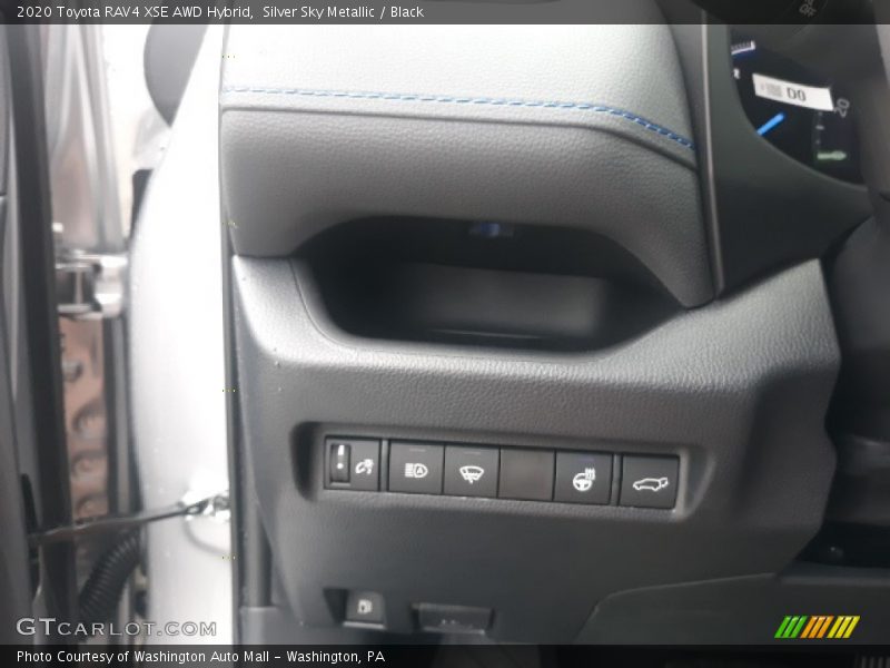 Silver Sky Metallic / Black 2020 Toyota RAV4 XSE AWD Hybrid