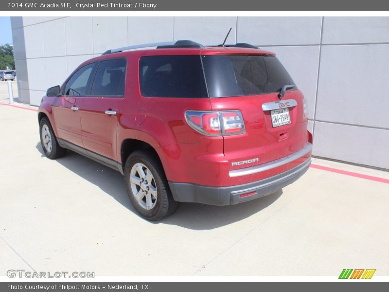 Crystal Red Tintcoat / Ebony 2014 GMC Acadia SLE